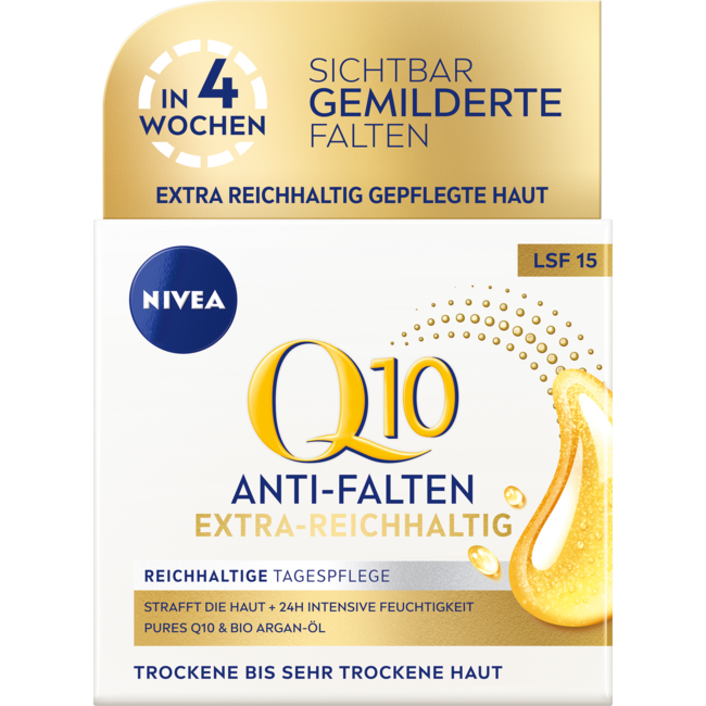 Nivea Gezichtscrème Q10 Anti Rimpel Extra Rijk SPF15 50ml