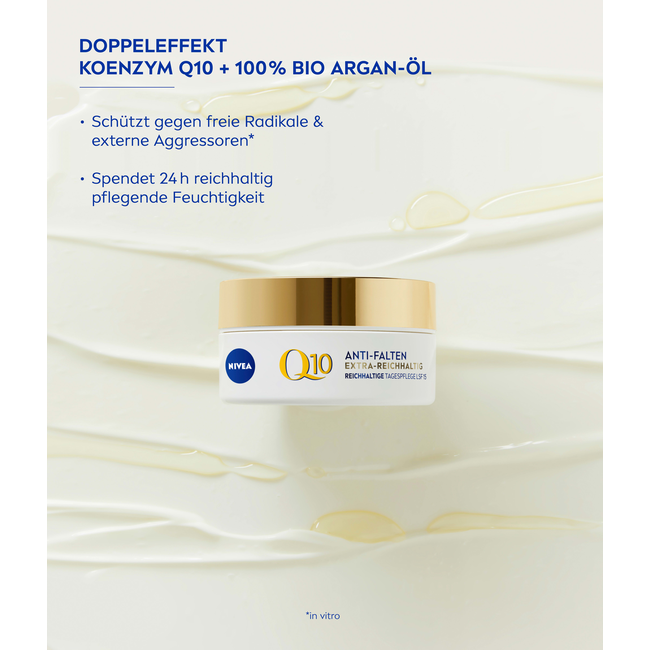 Nivea Gezichtscrème Q10 Anti Rimpel Extra Rijk SPF15 50ml