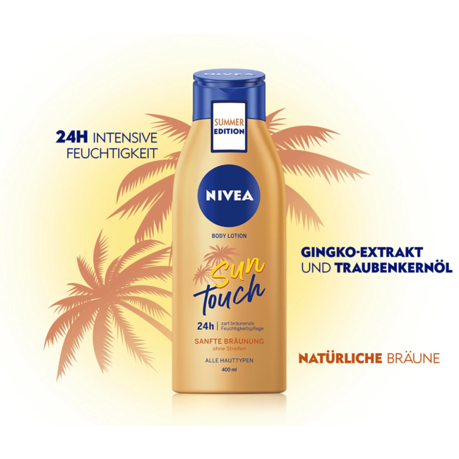 Nivea Bodylotion Sun Touch Soft Bronze 400 ml
