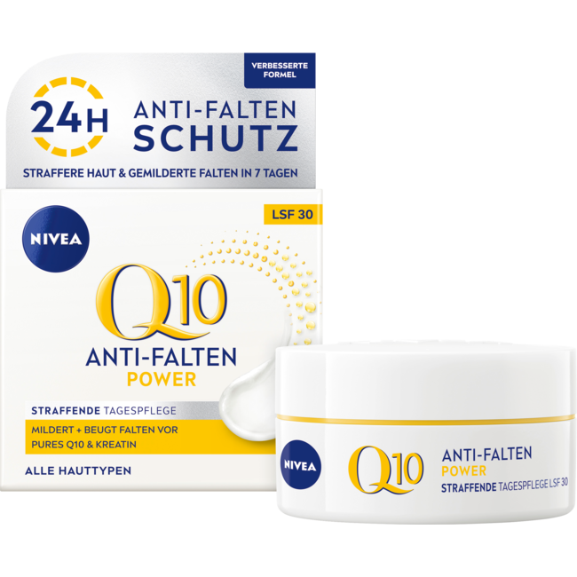 Nivea Gezichtscrème Q10 Anti-Rimpel Power LSF30 50 ml