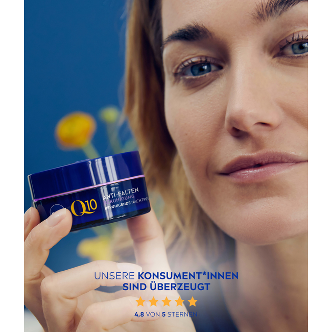 Nivea Anti-Rimpel Nachtcrème Q10 Kalmerend 50 ml