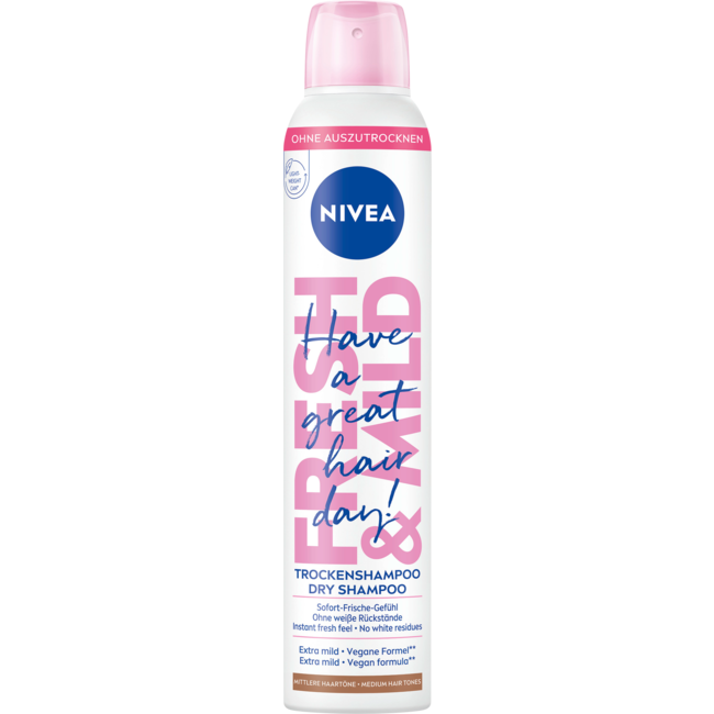 Nivea Droogshampoo Fresh & Mild Medium Haar 200 ml