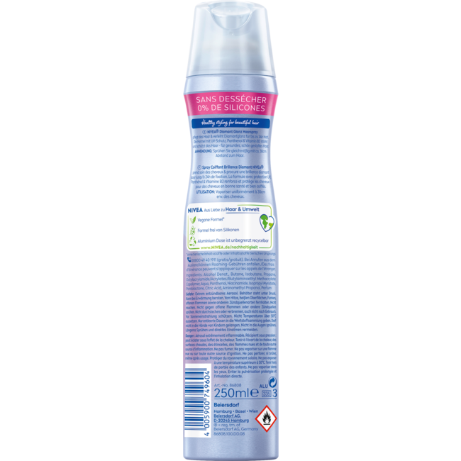 Nivea Haarspray Diamond Gloss 250 ml