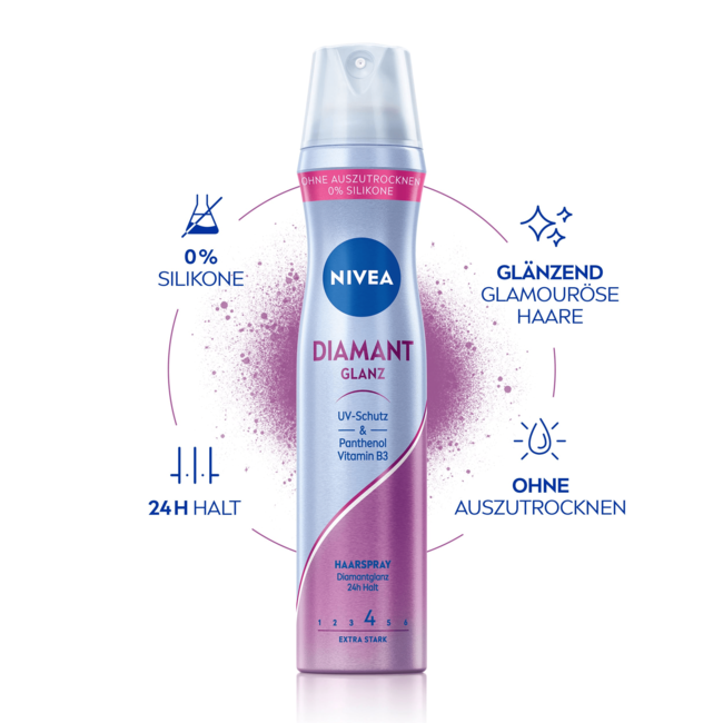 Nivea Haarspray Diamond Gloss 250 ml