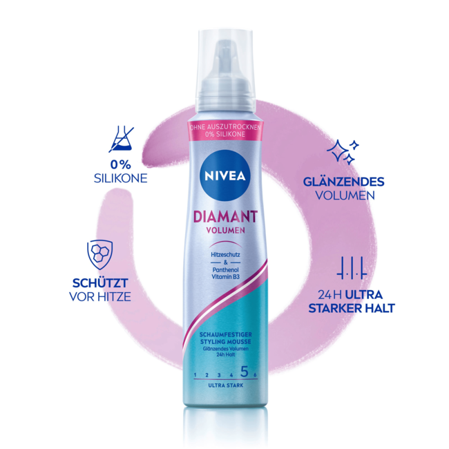 Nivea Haarmousse Diamond Volume 150 ml Duitse Voordeel Drogist
