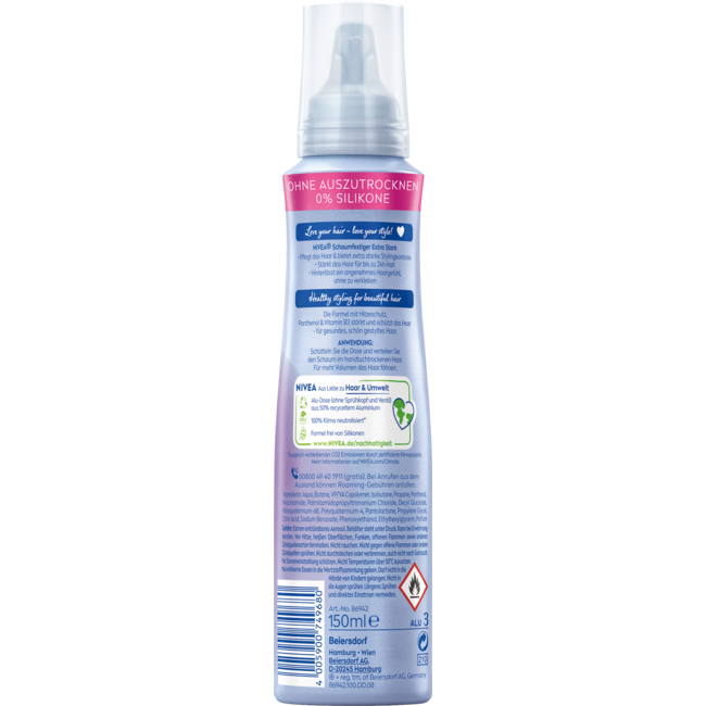 Nivea Haarmousse Extra Sterk 150 ml