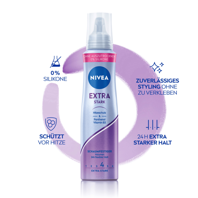 Nivea Haarmousse Extra Sterk 150 ml