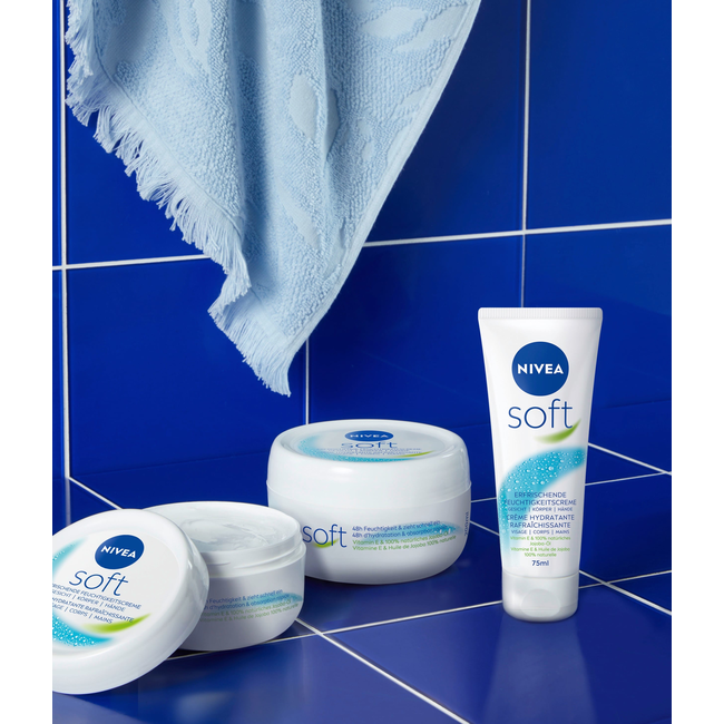 Nivea Soft Crème Tube 75 ml