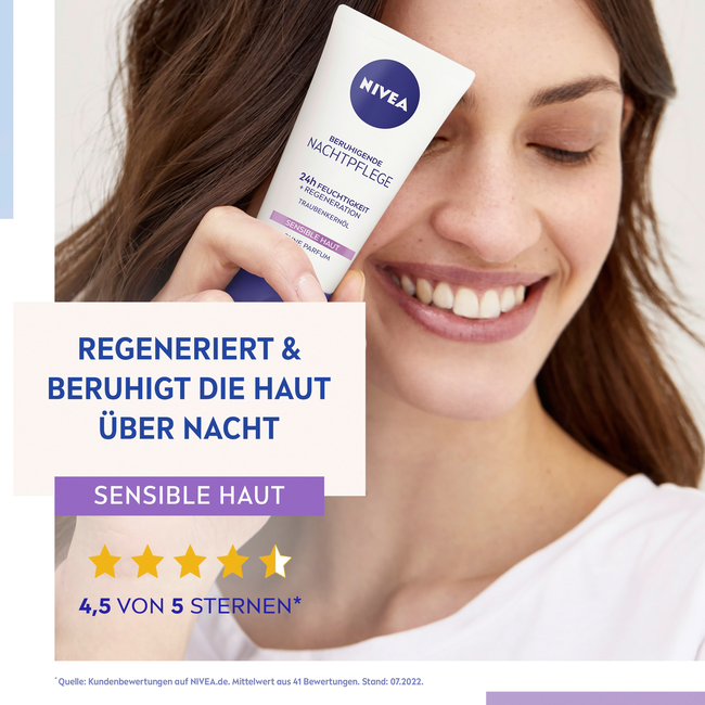 Nivea Kalmerende Nachtcrème Gevoelige Huid 50 ml