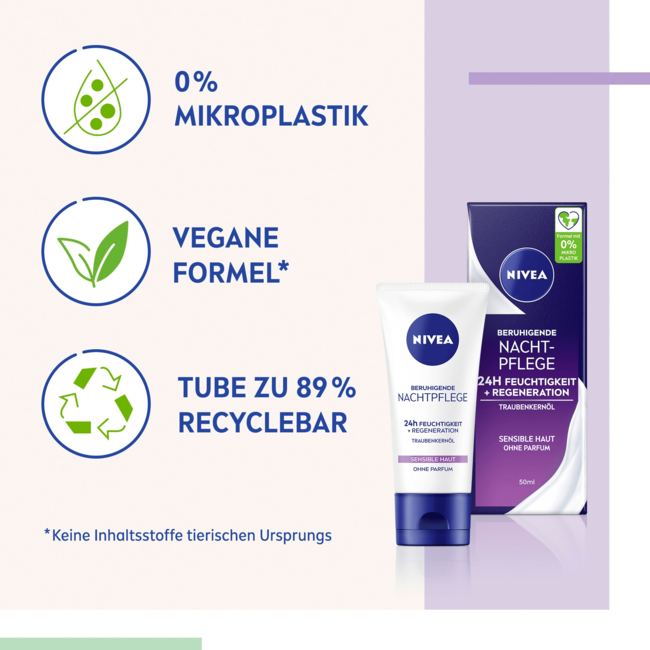 Nivea Kalmerende Nachtcrème Gevoelige Huid 50 ml