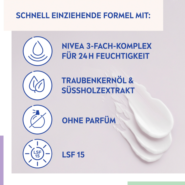 Nivea Kalmerende Dagcrème Gevoelige Huid SPF 15 50 ml