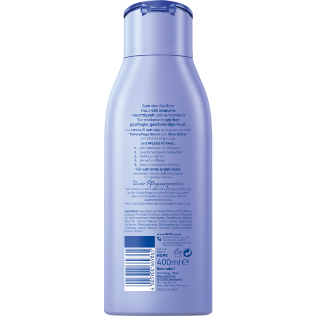 Nivea Soft Milk 400 ml