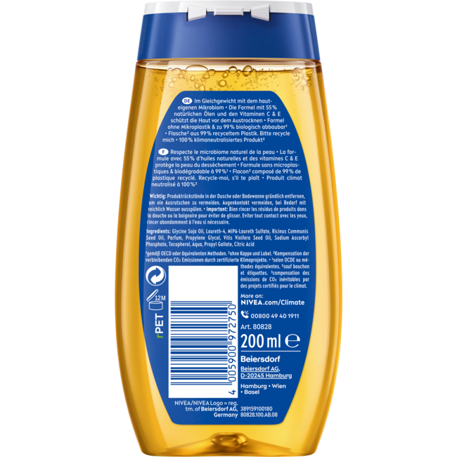 Nivea Doucheolie 200 ml