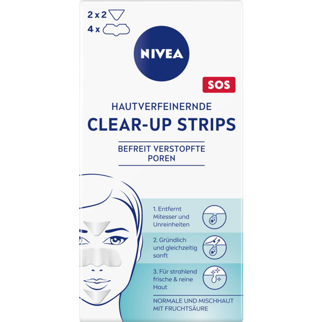 Nivea Clear-Up Nosestrips 6 St