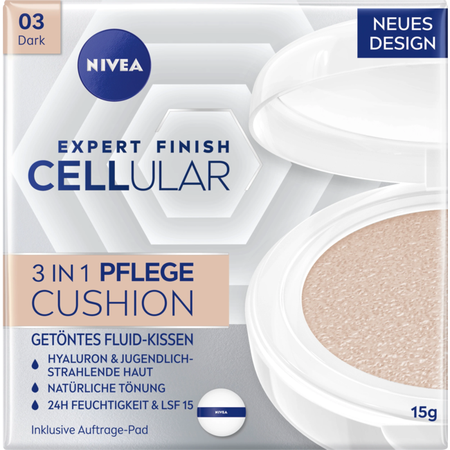 Nivea Cellular Expert Finish 3in1 Cushion Dark SPF15 15 g