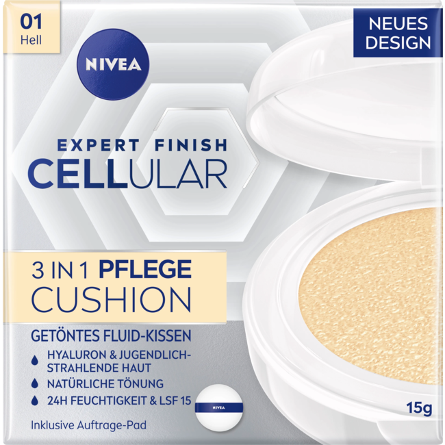 Nivea Cellular Expert Finish 3in1 Cushion Light LSF15 15 g
