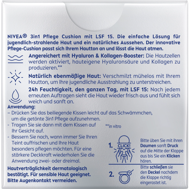 Nivea Cellular Expert Finish 3in1 Cushion Medium SPF15 15 g