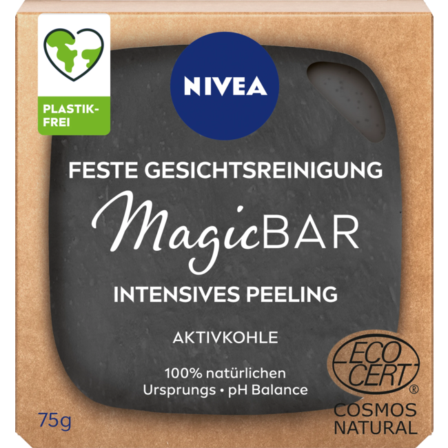 Nivea Magic Bar Vaste Gezichtsreiniging Active Carbon 75g