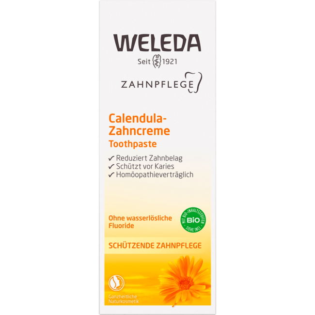 Weleda Tandpasta Calendula Fluoridfrei 75 ml