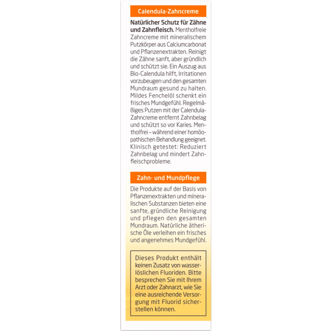 Weleda Tandpasta Calendula Fluoridfrei 75 ml