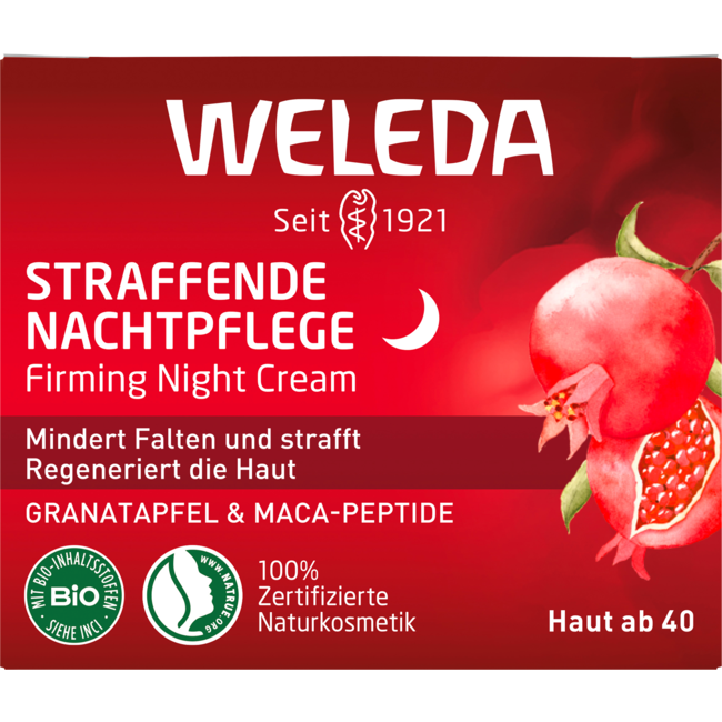 Weleda Nachtcrème Granaatappel & Maca Peptides 40 ml