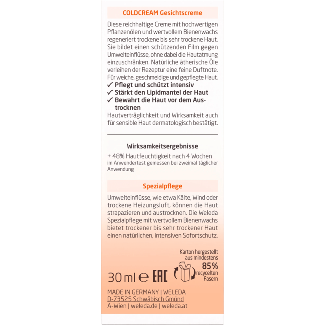 Weleda Coldcream 30 ml
