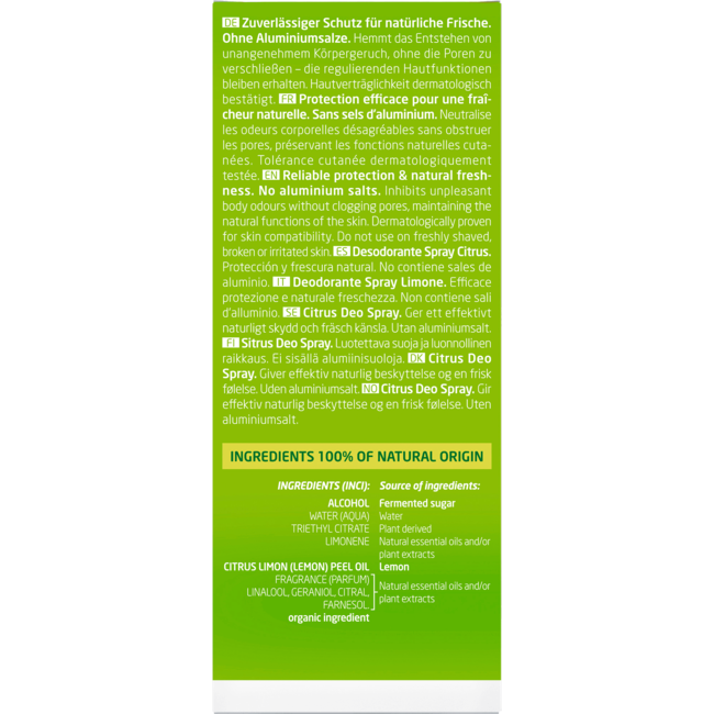 Weleda Deodorant Verstuiver Citrus 100 ml