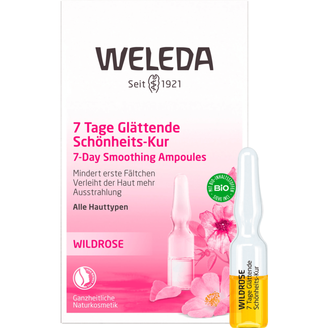 Weleda Ampullen Wilde Roos 7 Dagen Gladmakende Schoonheidskuur 7 St