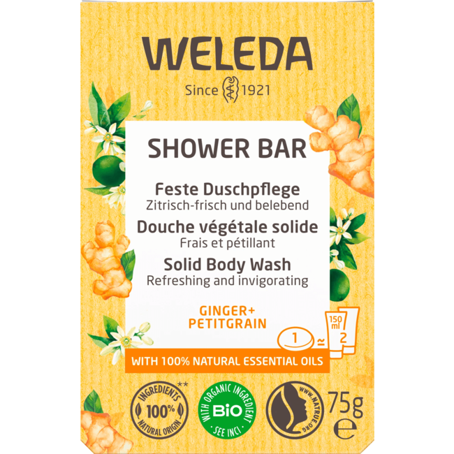 Weleda Vaste Douche Gember & Petitgrain 75 g