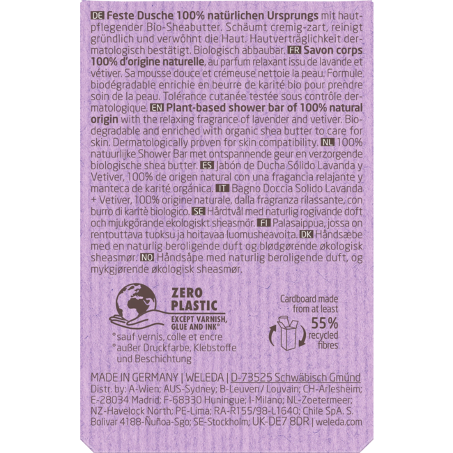 Weleda Vaste Douche Lavender & Vetiver 75 g