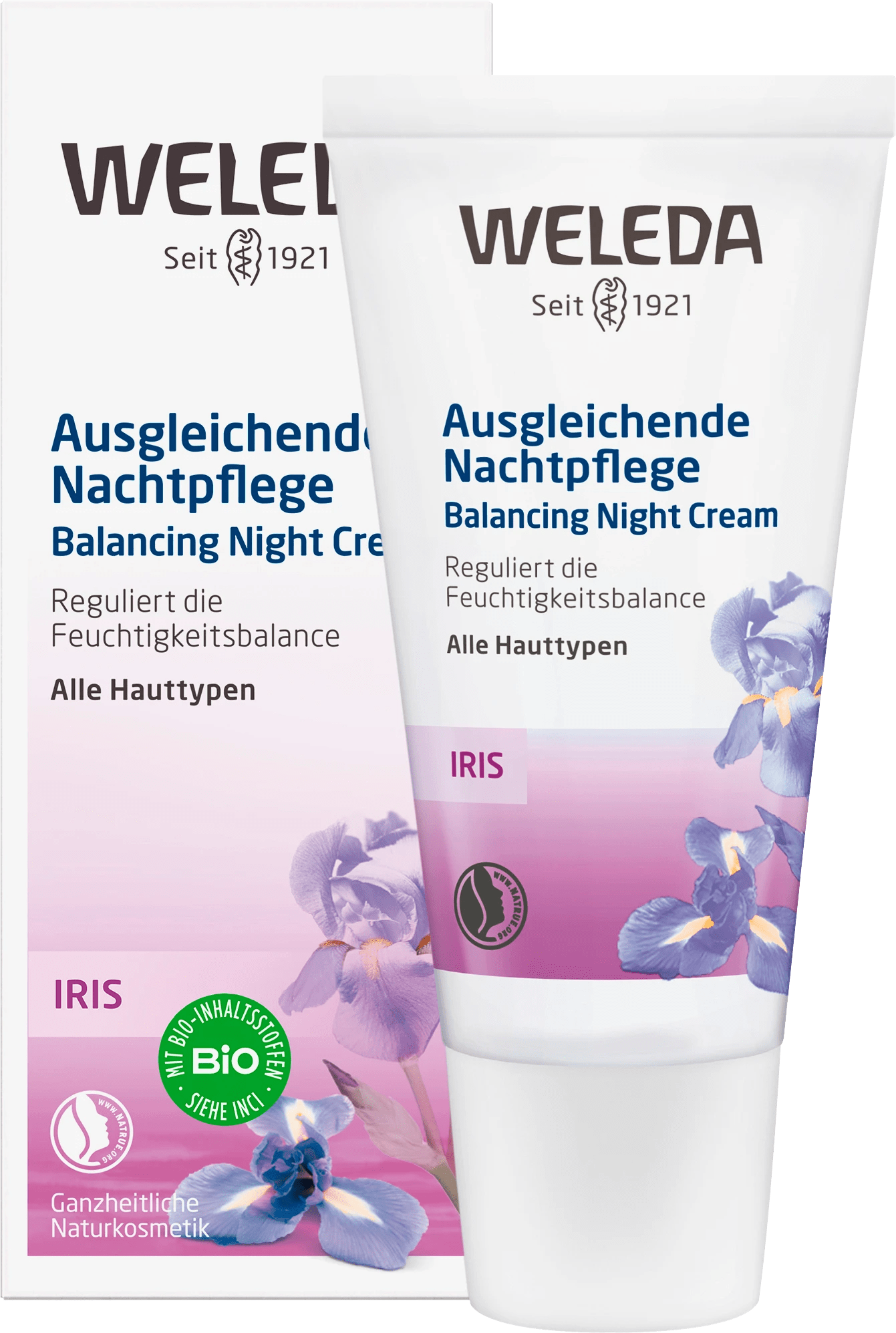 binnen doorgaan met Prestatie Weleda Nachtcrème Iris 30 ml - Duitse Voordeel Drogist