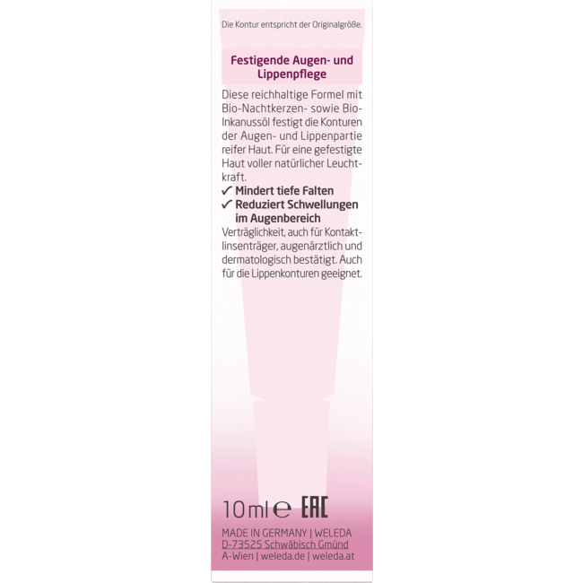 Weleda Oog- En Lipcrème Teunisbloem 10 ml