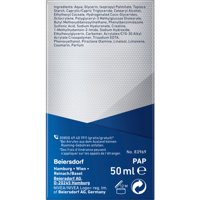 Nivea Men Anti-aging Gezichtscrème Hyaluron 50ml