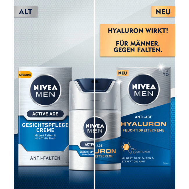 Nivea Men Anti-aging Gezichtscrème Hyaluron 50ml