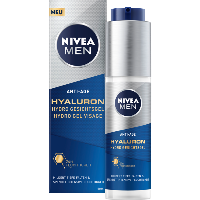 Nivea Men Anti-age Gezichtscrème Hyaluron Hydro-gel 50ml