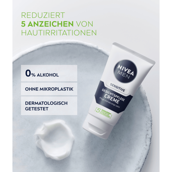 Nivea Men Gezichtscrème Sensitive 75ml
