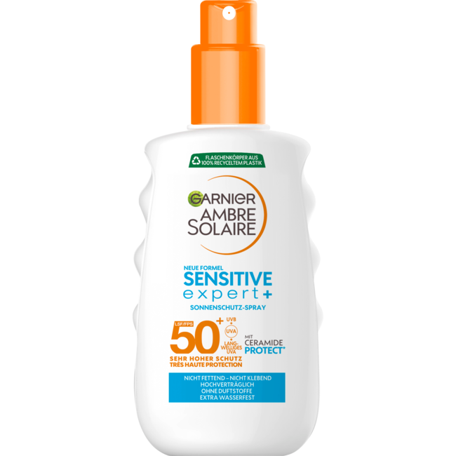 Garnier Ambre Solaire Zonnespray Sensitive Expert+, SPF 50+ 150 ml