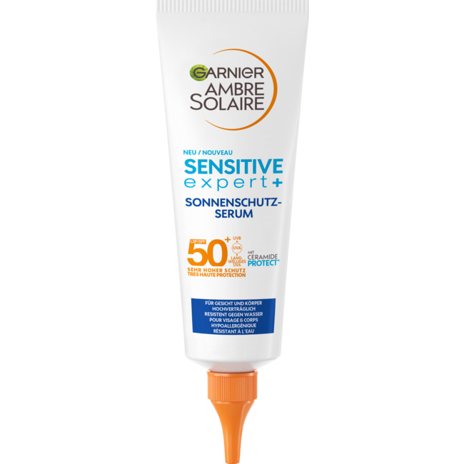 Garnier Ambre Solaire Zonnemelk Serum Sensitive Expert+, SPF 50+ 125 ml