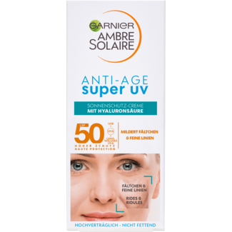 Garnier Ambre Solaire Garnier Ambre Solaire Zonnebrandcrème Gezicht Anti-Age Super UV SPF 50