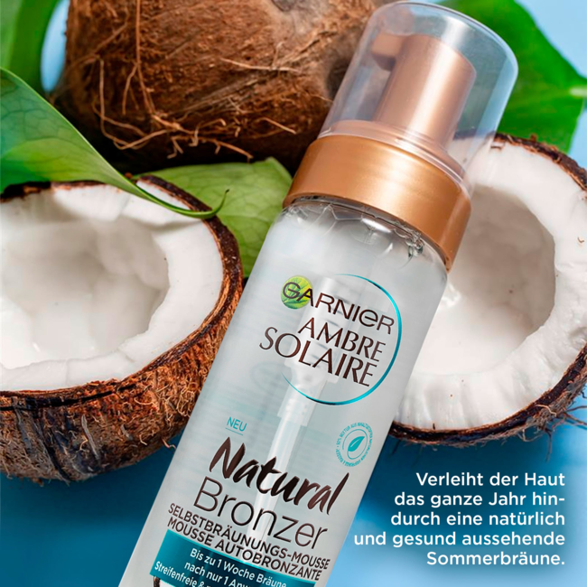 Garnier Ambre Solaire Zelfbruiner Mousse Natural Bronzer 200 ml
