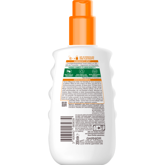 Garnier Ambre Solaire Zonnespray Hydra SPF 30 200 ml