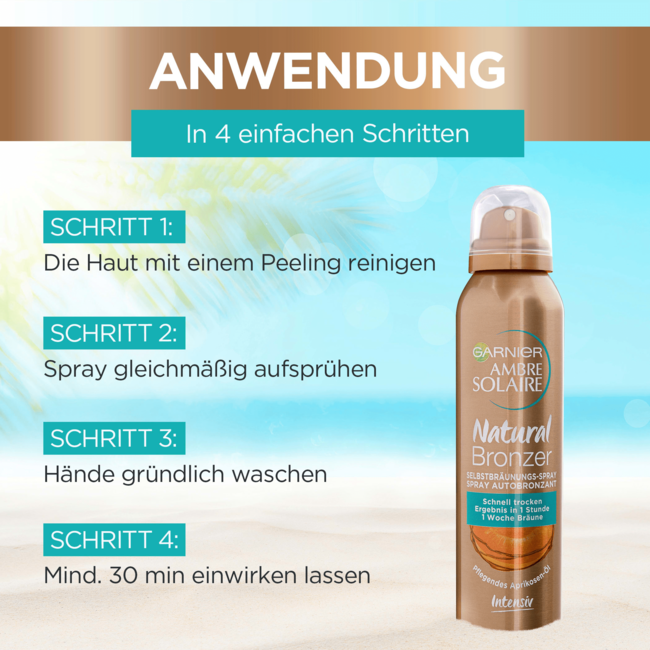 Garnier Ambre Solaire Zelfbruiner Spray Natural Bronzer 150 ml