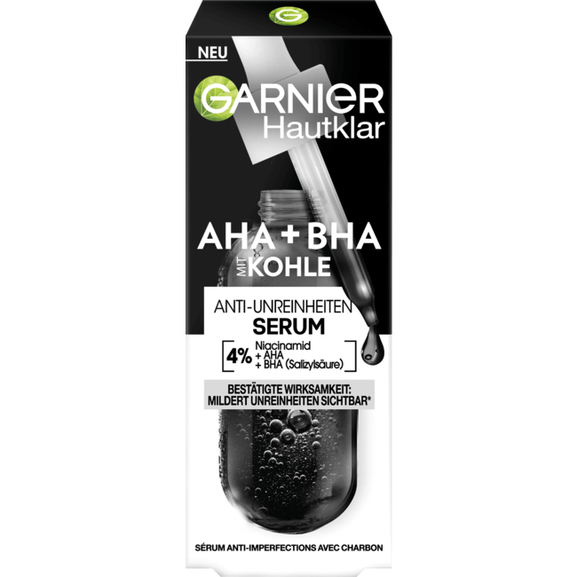 Garnier Skin Active Serum Anti-Onzuiverheden AHA + BHA Kolen 30 ml