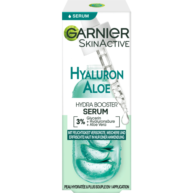 Garnier Skin Active Serum Hydraterend Met Glycerine, Hyaluronzuur En Aloë Vera 30 ml