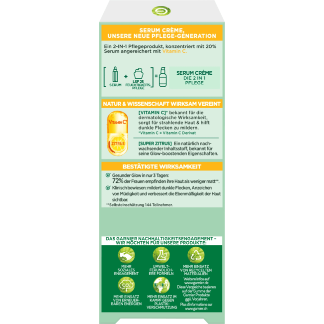 Garnier Skin Active Serum Vitamine C Glow LSF 25 50 ml