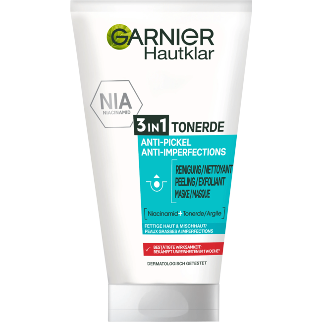 Garnier Skin Active Reinigingscrème Skin Clear 3in1 Klei 150 ml