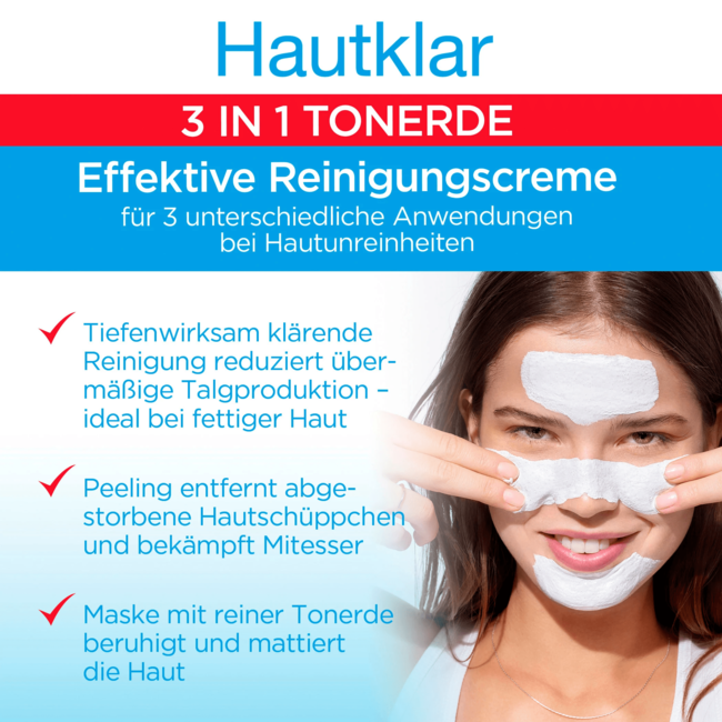 Garnier Skin Active Reinigingscrème Skin Clear 3in1 Klei 150 ml