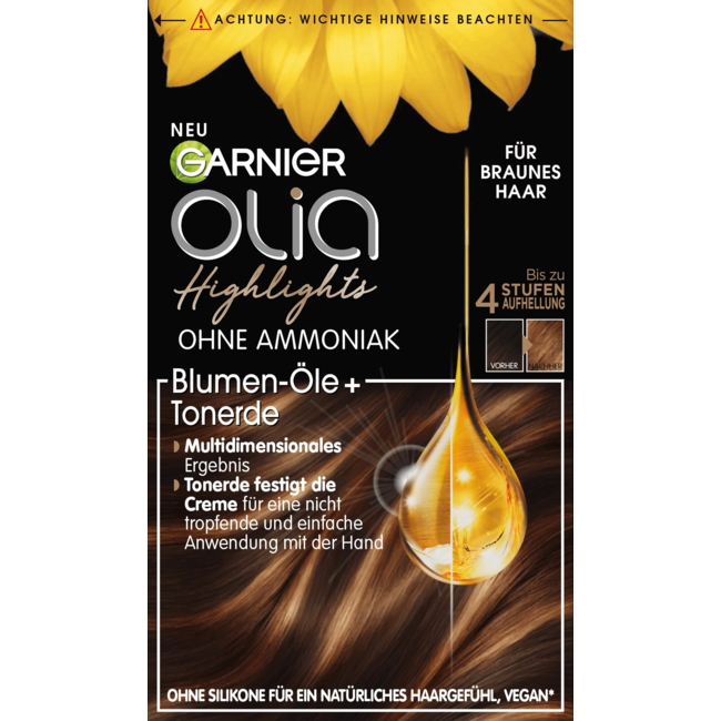 Olia Hightlights Set Bruin Haar