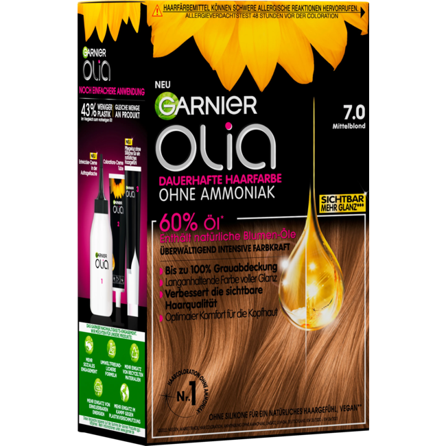 Olia Haarverf 7.0 Middelblond 1 St