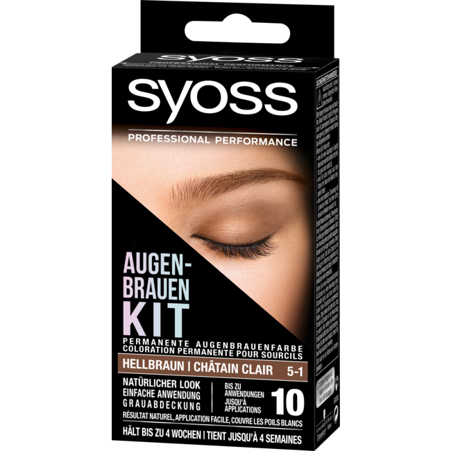 Syoss Wenkbrauwverf Lichtbruin 5-1 17 ml